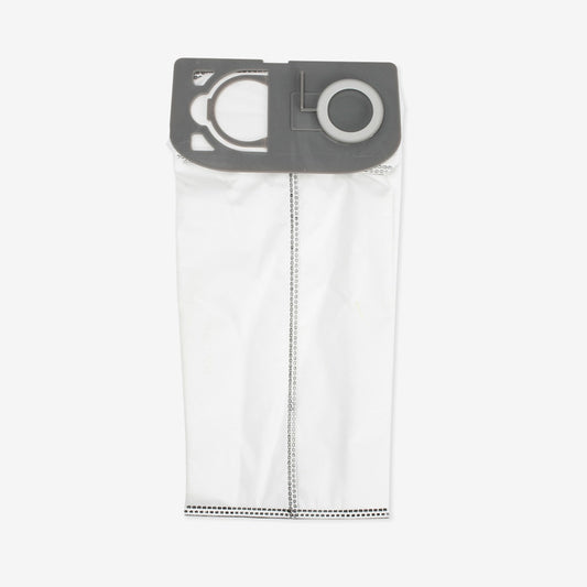 White vacuum bag with gray top on a white background