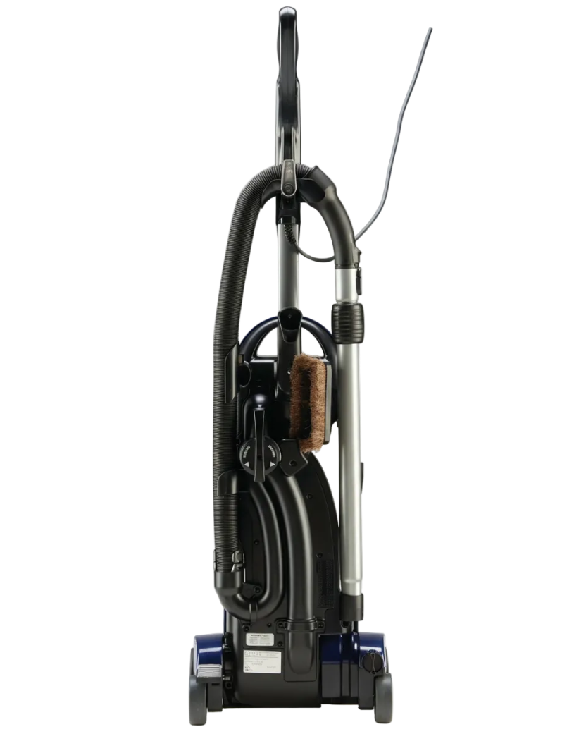 Upright vacuum cleaner on a white background